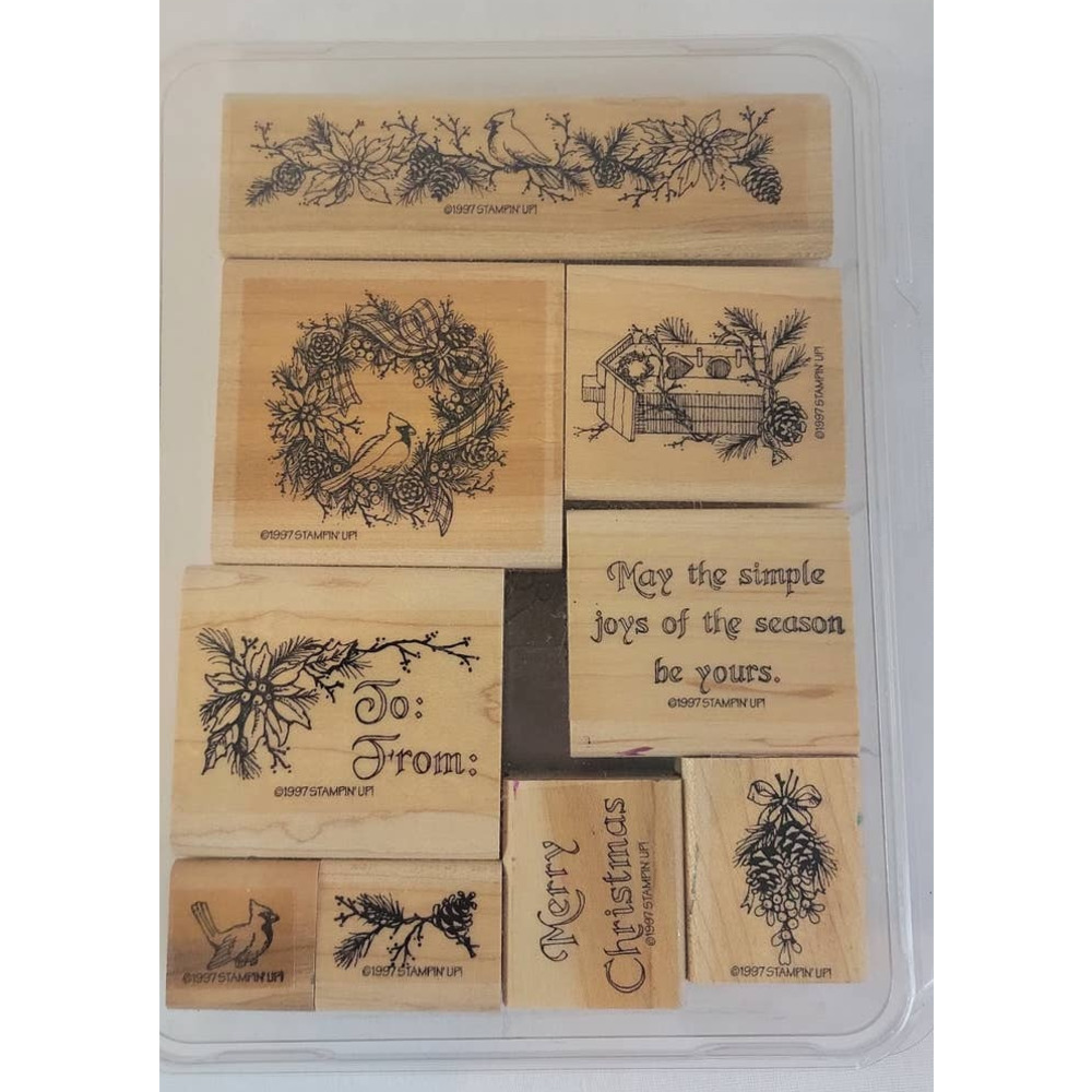 Christmas Stamp Set Vintage